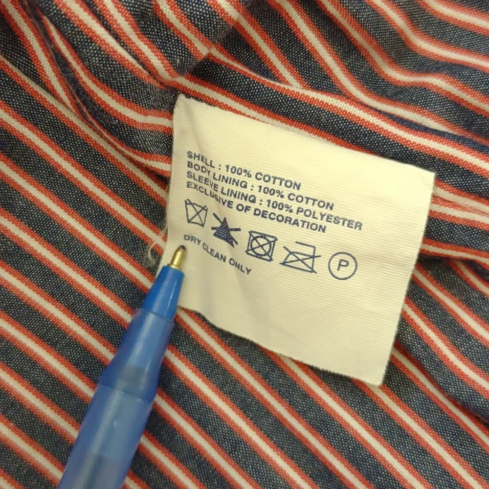 90s Cropped Hussar Jacket – Navy & Gold Statement Military Blazer - Picture 12 of 13